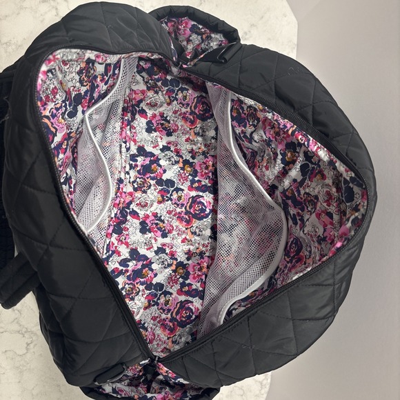 Vera Bradley Women's Ultralight Medium Traveler Bag 27136-481 Black - Picture 8 of 11